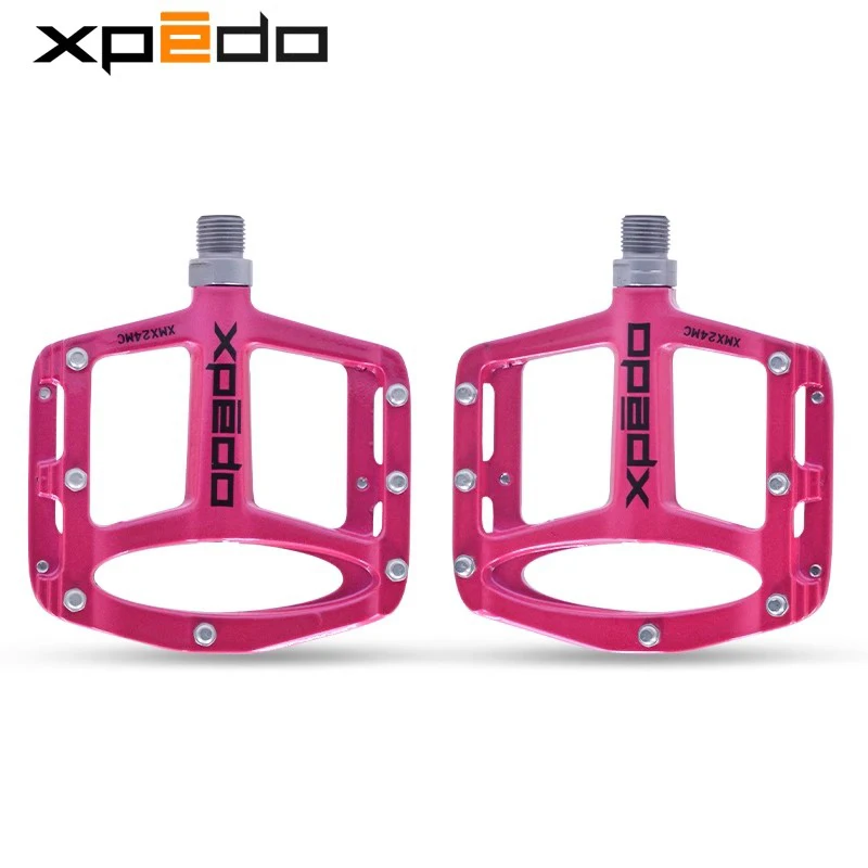 XPEDO XMX24MC Pedal de bicicleta de magnesio 2 rodamientos de cartucho husillo cr-mo pedales de bicicleta de carretera MTB piezas de ciclismo ultraligeras Wellgo: Azul