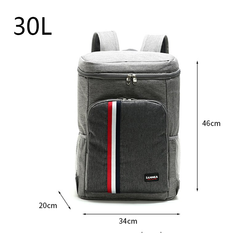 Zaino per borsa termica da 30 litri zaino con isolamento termico per alimenti borsa per frigorifero calda e fredda birra vino borsa da picnic pranzo al ghiaccio campeggio