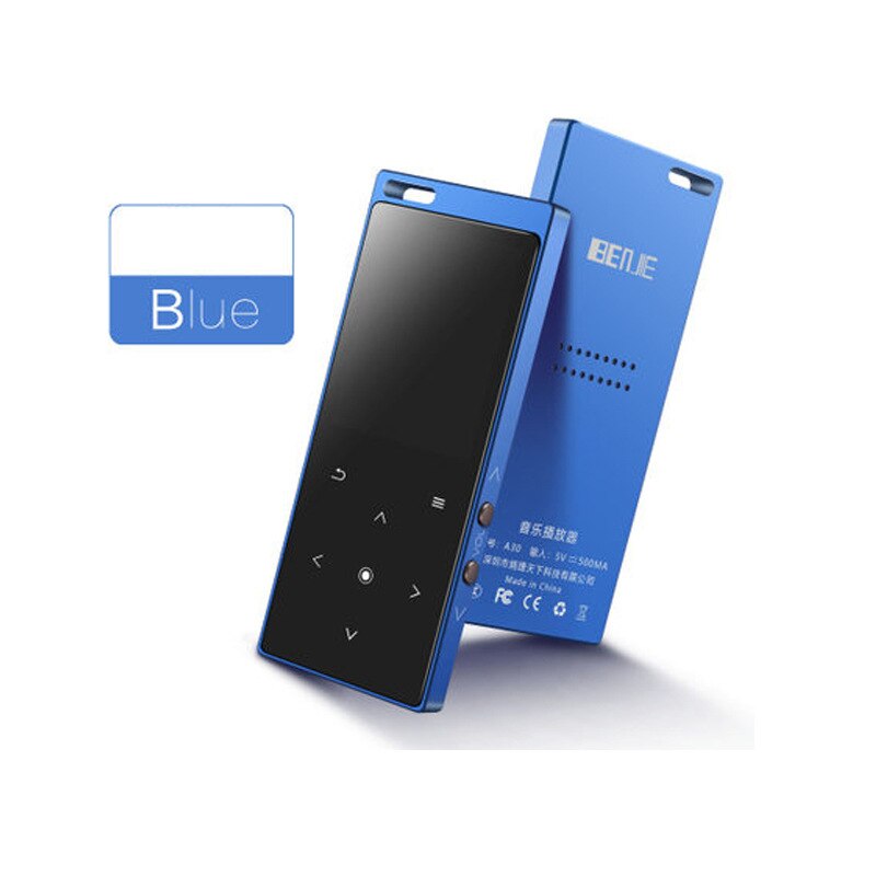 Di vendita caldo M3 8G 16G Bluetooth Portatile mp3 mp4 player studente esterno mini ultra sottile touch lossless riproduzione artefatto: Blue / 4gb