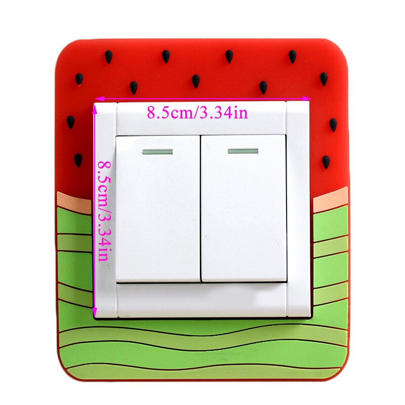 Wall Stickers Cute Cartoon Power Socket Stickers Decoration Switch Wall Stickers Waterproof Switch Protection Cover