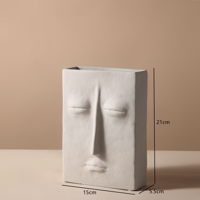 Nordic Home Decor Ceramics Vase Ceramics Living Room Decoration Flower Vase Desktop Flower Pots Decorative Plant Vase: K