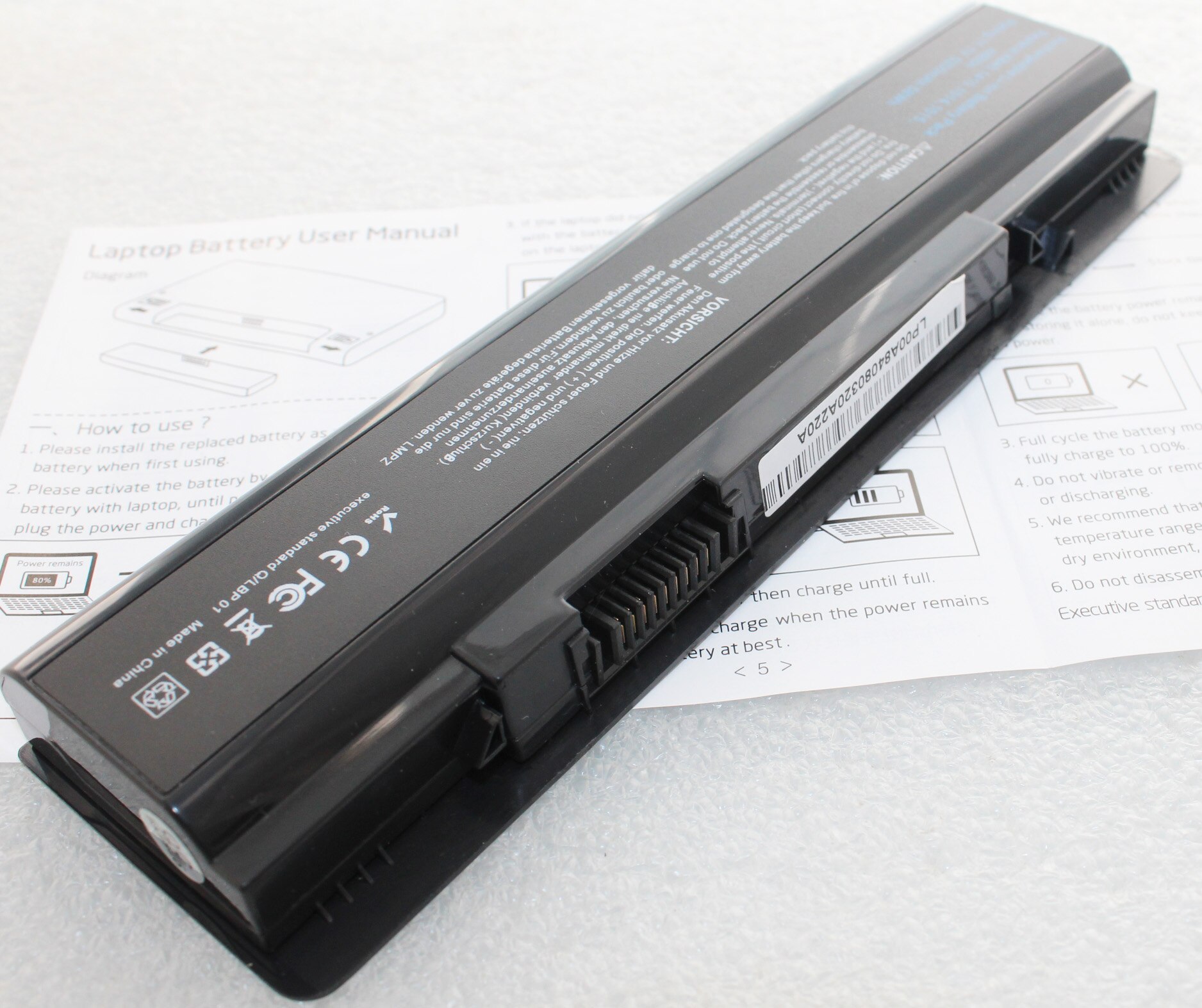 Battery for Dell Inspiron 1300 B120 B130 Latitude 120L laptop HD438 KD186 312-0366 UD384 UD532 UD533 WD414 WD415 WD416 WD417