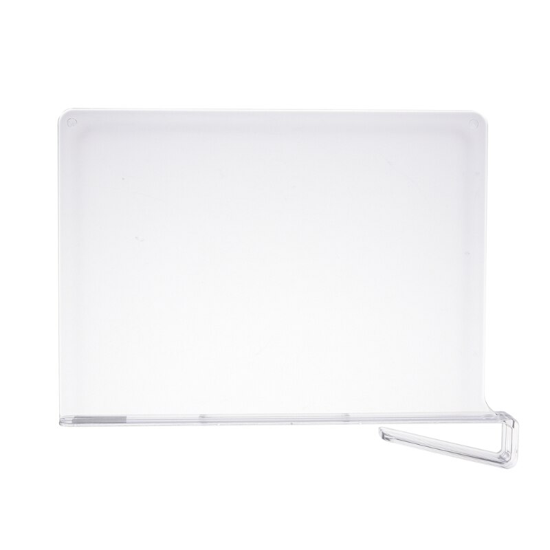 2 Pcs Clear Acrylic Shelf Dividers for Closet Wood Closets Shelf Separator and Organizer Multipurpose Classification for