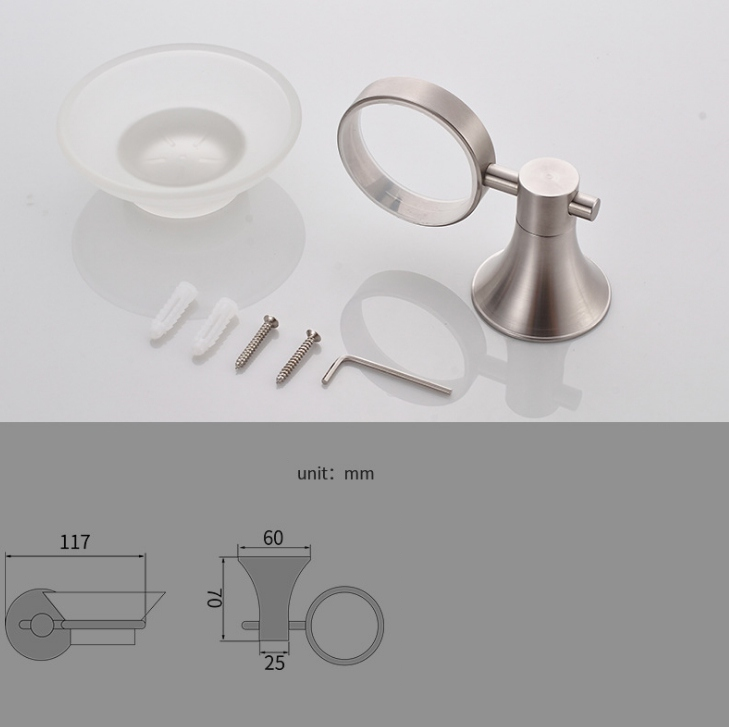 304 stainless steel soap box soap box toilet soap rack wall soap tray soap box