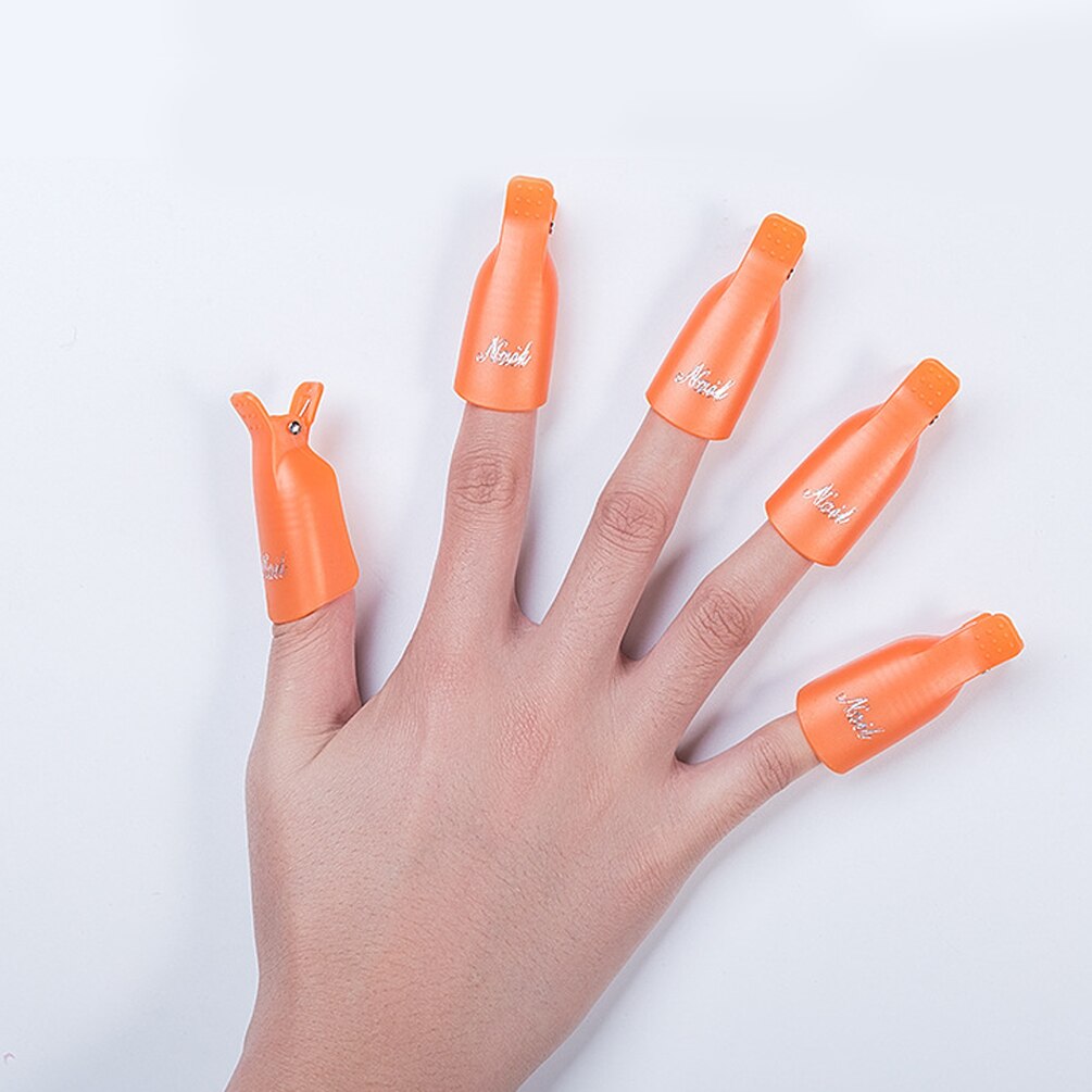 Plastic Nail Art Losweken Cap Clip Uv Gel Polish Remover Wrap Tool Nail Art Tips Voor Fingers Nagellak remover Nail Tool