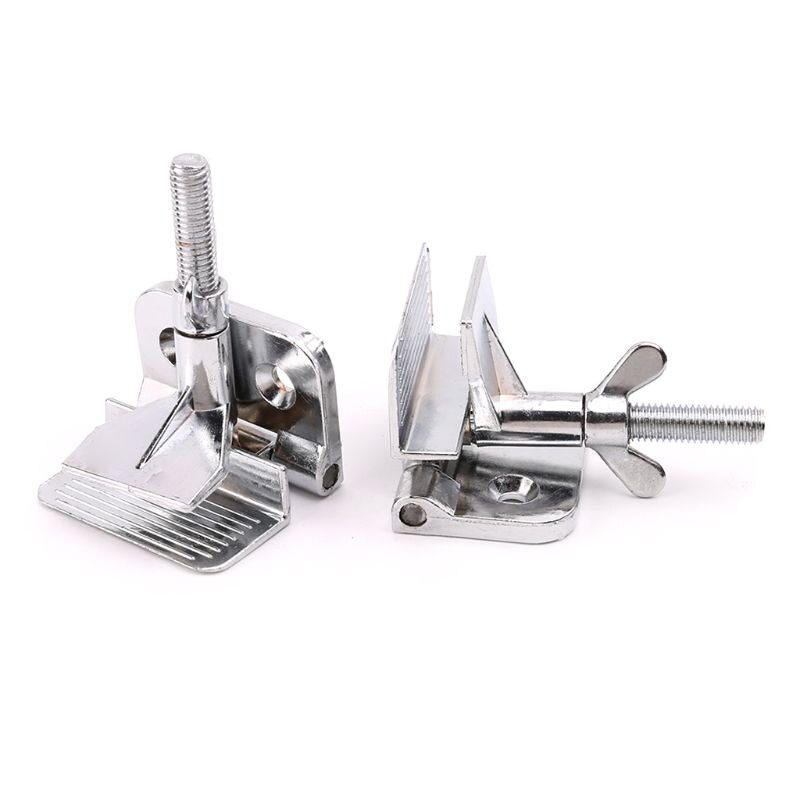 2 pièces en alliage de Zinc argent sérigraphie pinces charnière pince papillon charnière pince pour bricolage fixation écrans outil