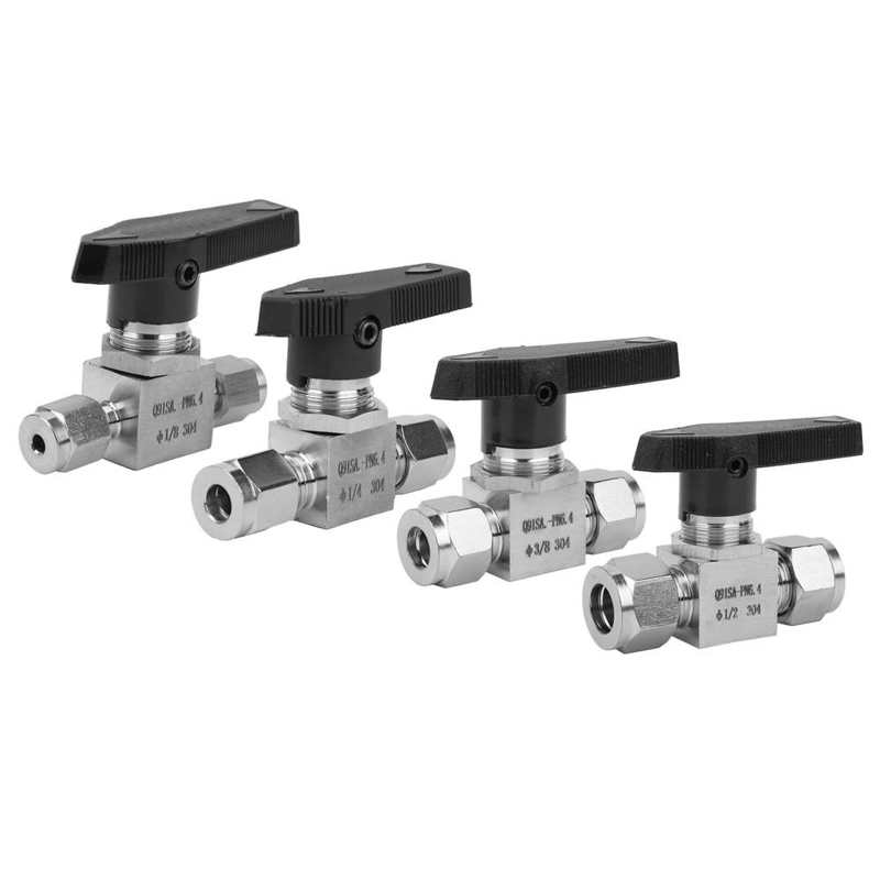 SS-44S6 Stainless Steel Valve High Pressure Needle Flow Control For Water Gas Liquid 1/8 1/4 3/8 1/2 High Pressure Ball Valve