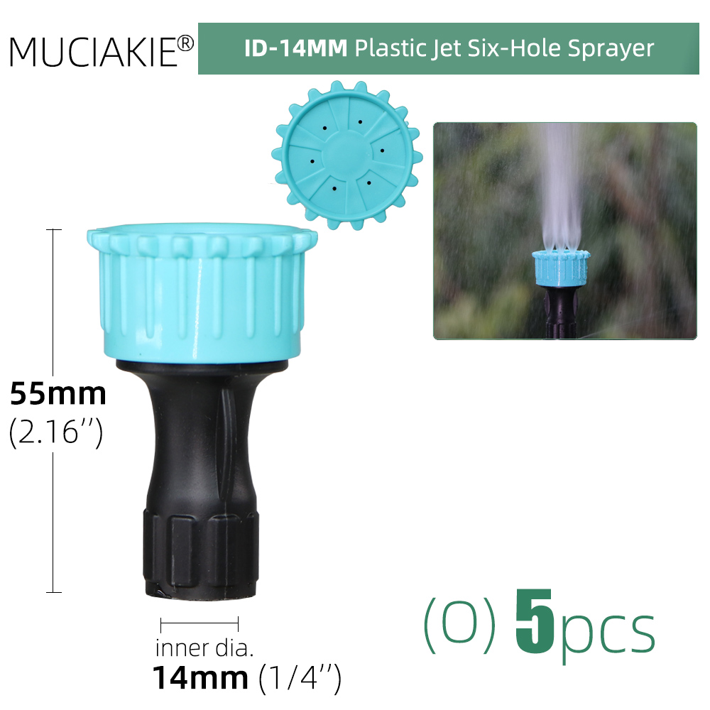 Agricultural Sprayer Nozzles Brass Atomizing Sprinklers Single Double Triple Heads Gardens Lawns Irrigation Spraying Accessories: Ox5pcs