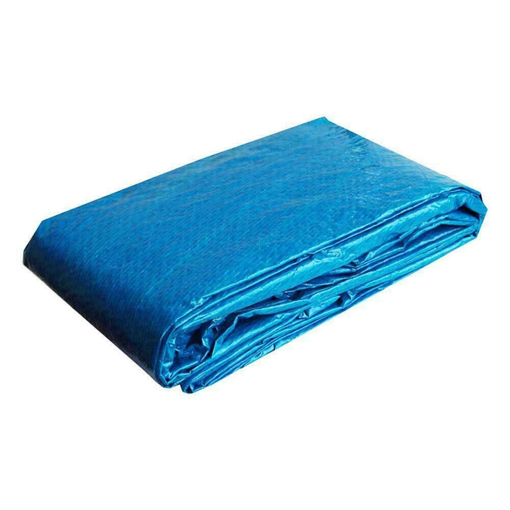 Durable Rectangle Swimming Pool Cover UV-resistant Tarpaulin Rainproof Cloth Summer for Family Swim High Outdoor Pool