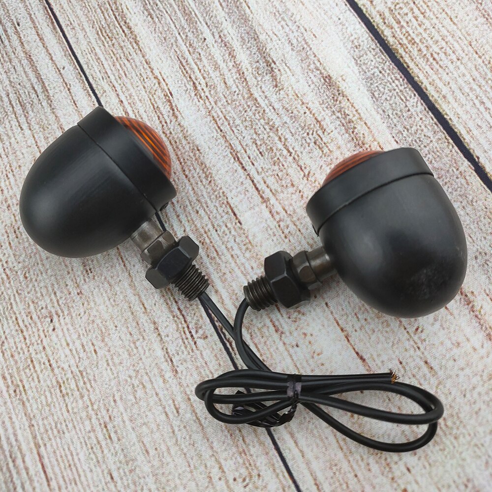 4 Stuks Bullet Motorcycle Knipperlichten Indicator Light 12V Motor Blinker Lamp Voor Harley Chopper Bobber Honda Suzuki Yamaha