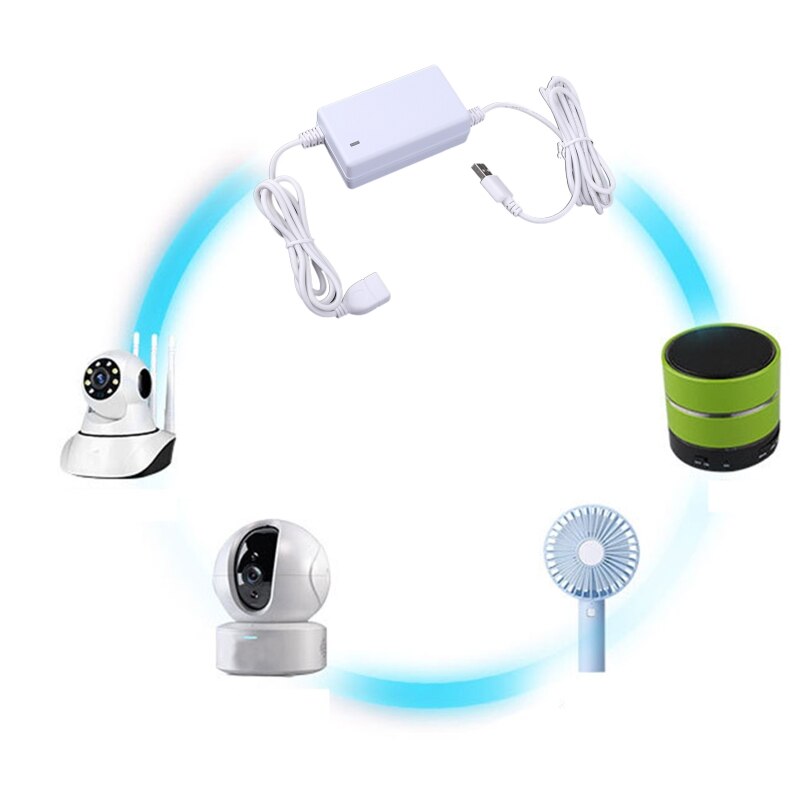 5V-2A Uninterruptible Voeding Voor Wifi Router Modem Security Camera Mini Ups Batterij Backup Surge Protector