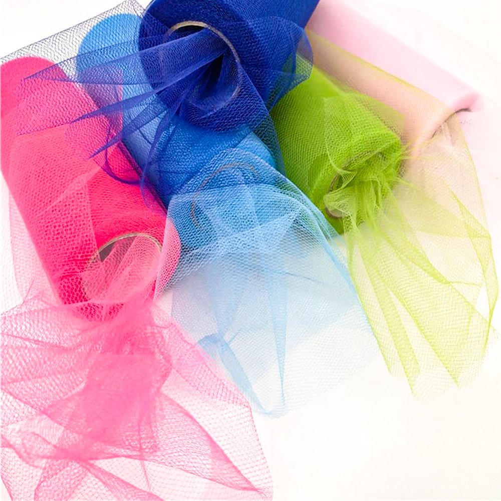 Organza 25 yards lengte Tutu Tule Spool Rolls stof voor DIY bruiloft rok meisje baby shower decor partij ambachten woonaccessoires