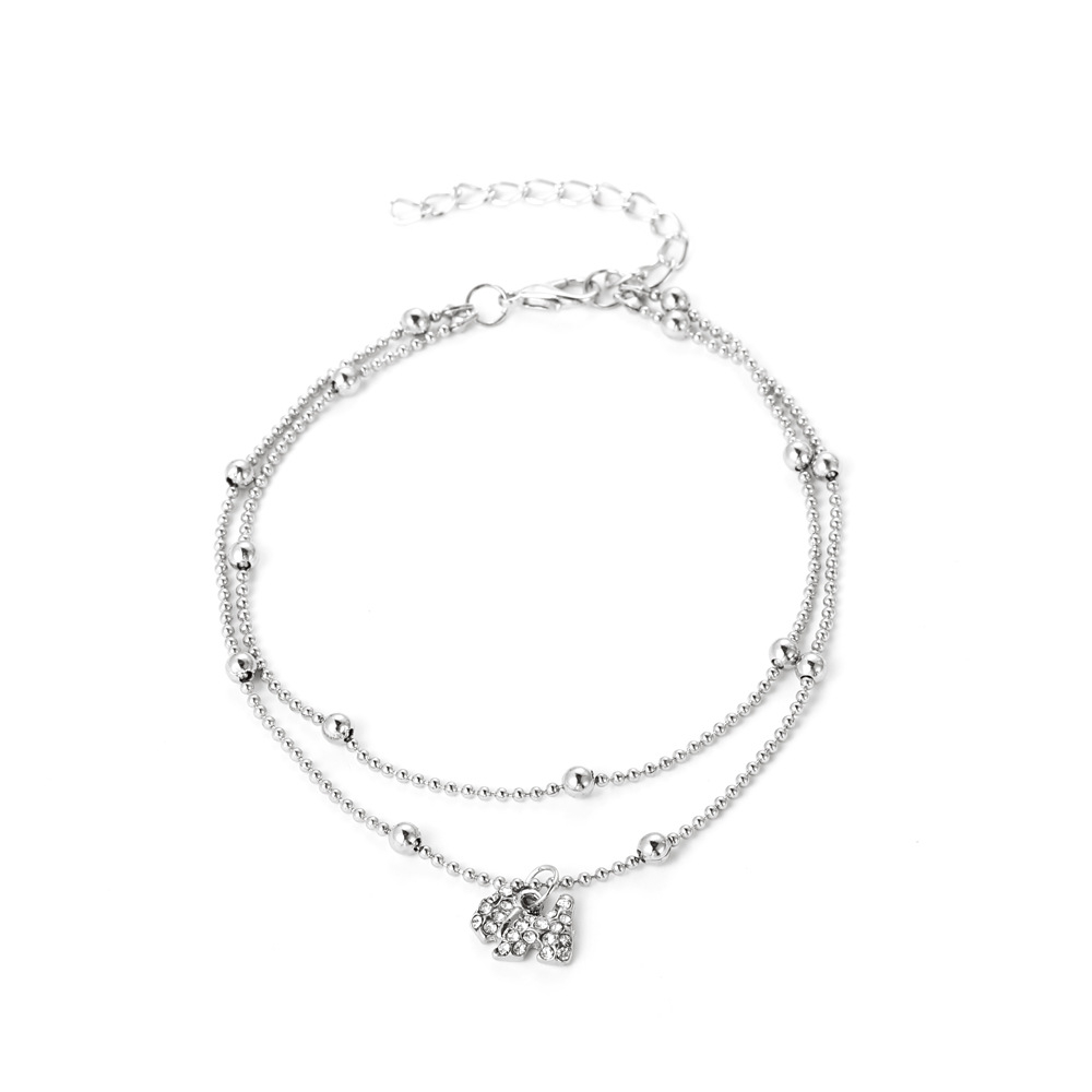 Bracelets de cheville en perles pour femmes, chaîne de cheville, style bohémien, bleu, été, pieds nus sur les jambes, sandales, coquillage sable, plage, pour filles: 80154