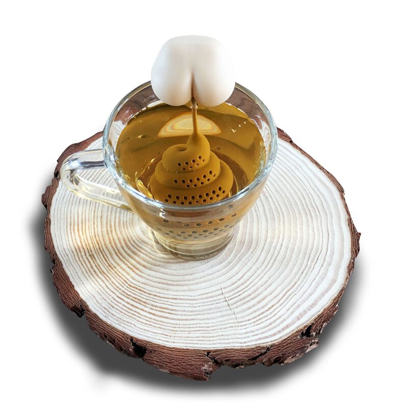 1pc Silicone thé infuseur caca tisane sac réutilisable cuisine café filtre diffuseur passoire thé accessoires TXTB1