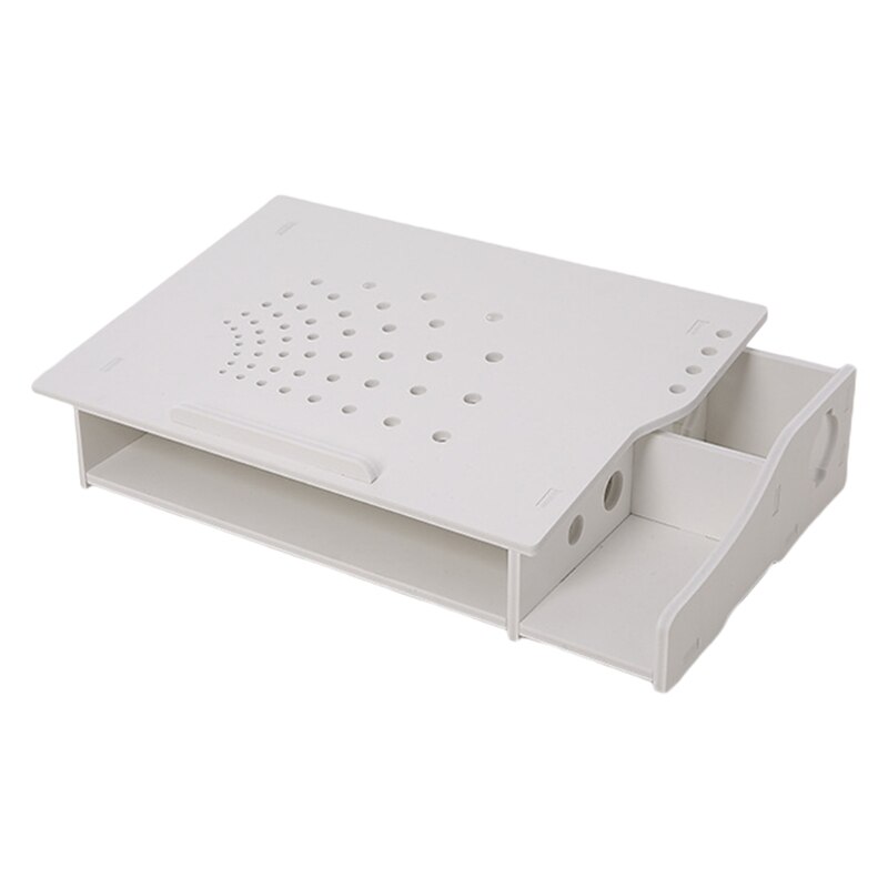 Multi-function Desktop Storage Rack Organizer Laptop Computer Screen Riser Shelf 53CC: 2