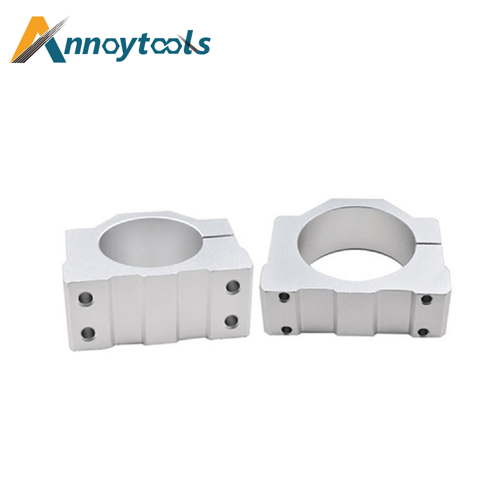 CNC Spindle Motor fixture 52mm,65mm,80mm Spindle Clamping bracekt Aluminium fixture for CNC Spindle