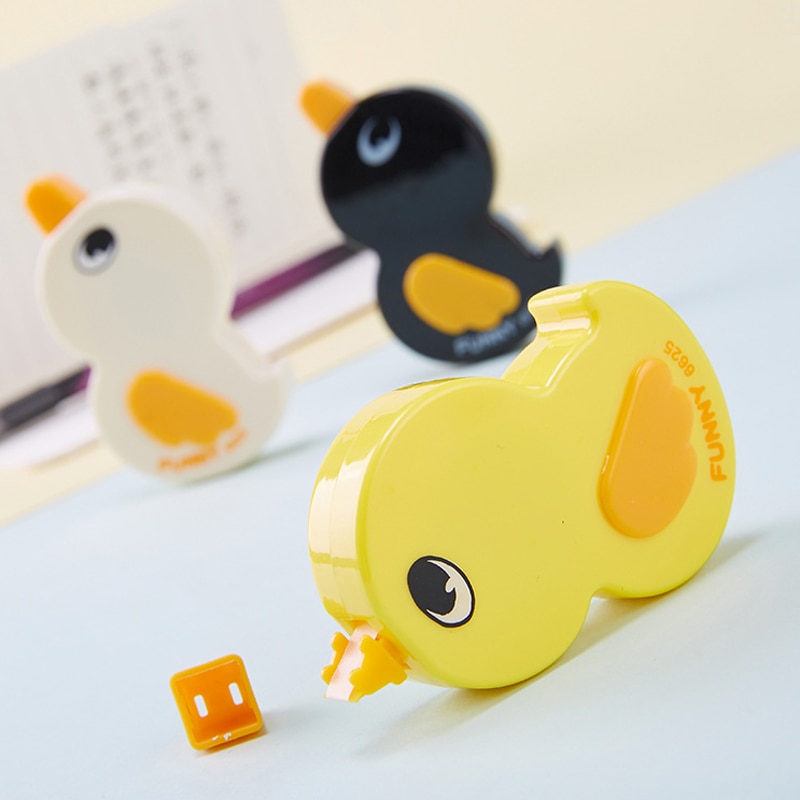 Mooie Leuke Grappige Eend Correctie Tape 6 M * 5 Mm School Kantoorbenodigdheden Prijs Voor Kids Student Leveringen