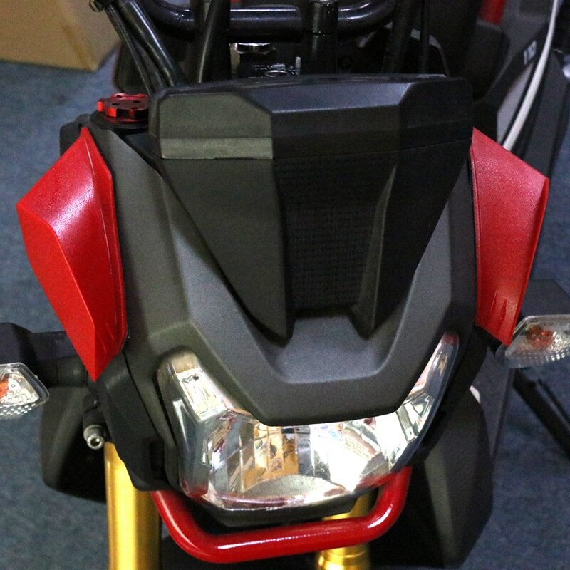 Motorrad Vorderseite Verkleidung Dynamische FlüGel Bausatz Universal- Spoiler Abtrieb Seite Verkleidung Flosse für Motorrad Rolle