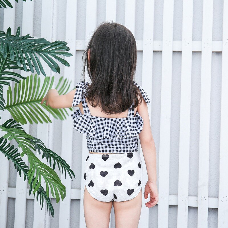 Niños traje de baño para niñas niños niña para niña Bikini traje de baño Niña Bikini niños traje de baño apto para nadar ropa de baño encantadora