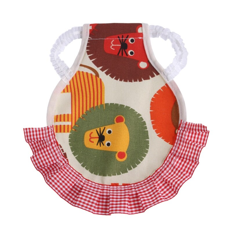 Chaleco elástico de encaje de pollo para mascotas, ropa de aves de corral, pato, sillín, delantal de protección, 667A: C