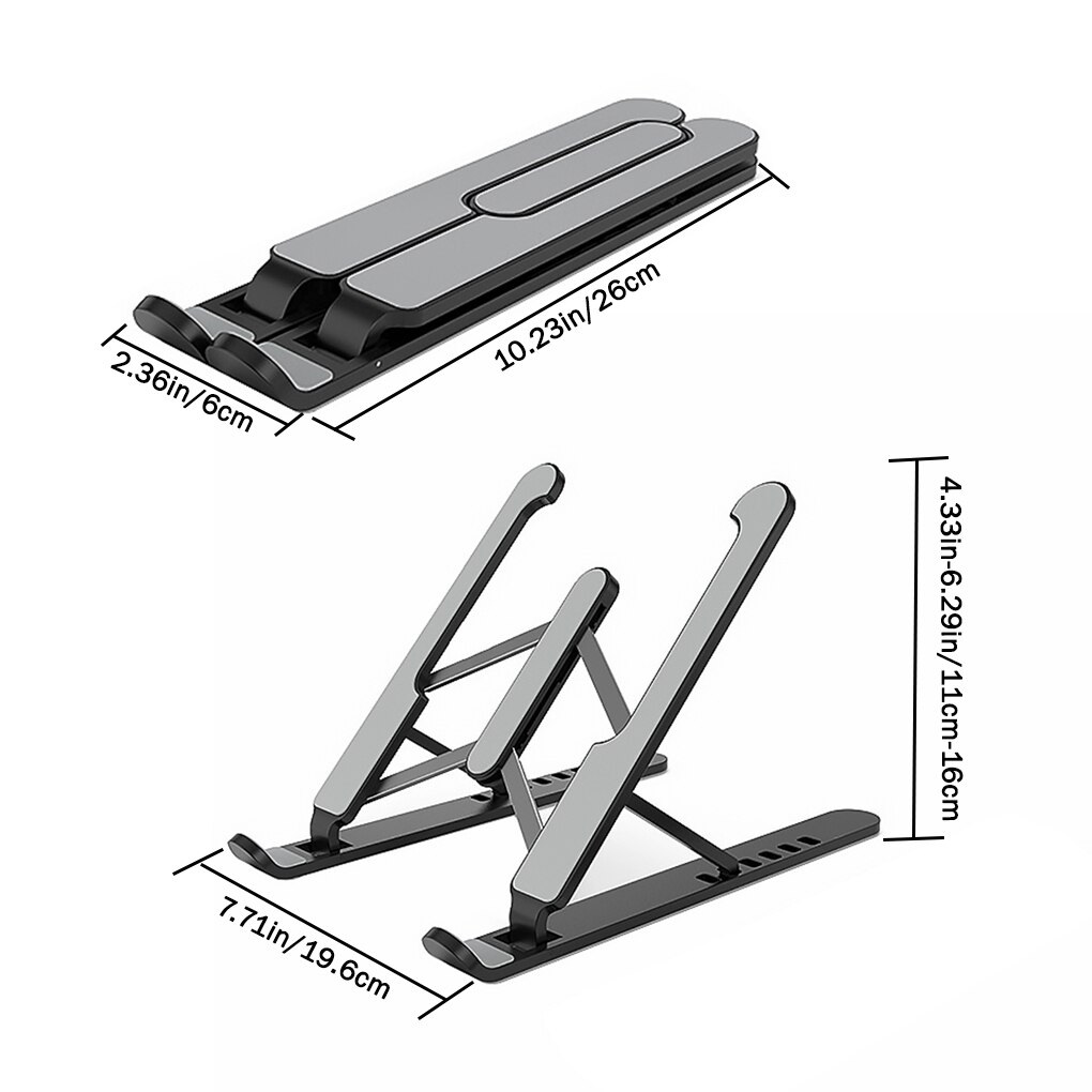 Basics Soporte Plegable Portátil De Aluminio Para