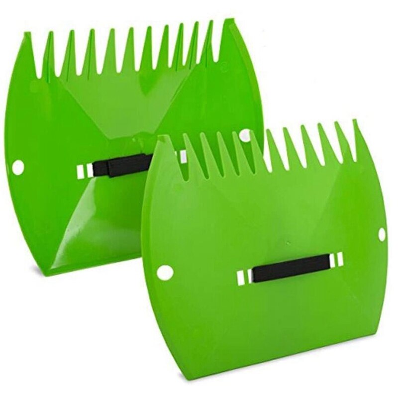 Tuin-Yard Blad Scoops,Plastic Scoop Gr, hand Blad Harken En Blad Collector Voor Tuin Vuilnis Geweldige Tool Set Van 2