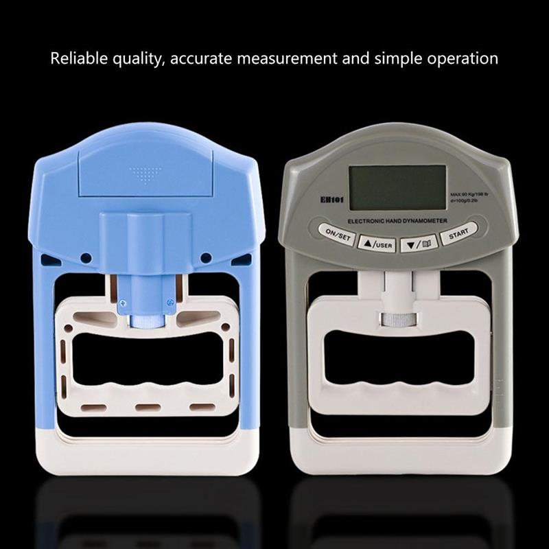 Adjustable Grip Strength Tester Digital Dynamometer Grip Strengthener for Home Outdoor Fitness Exercise