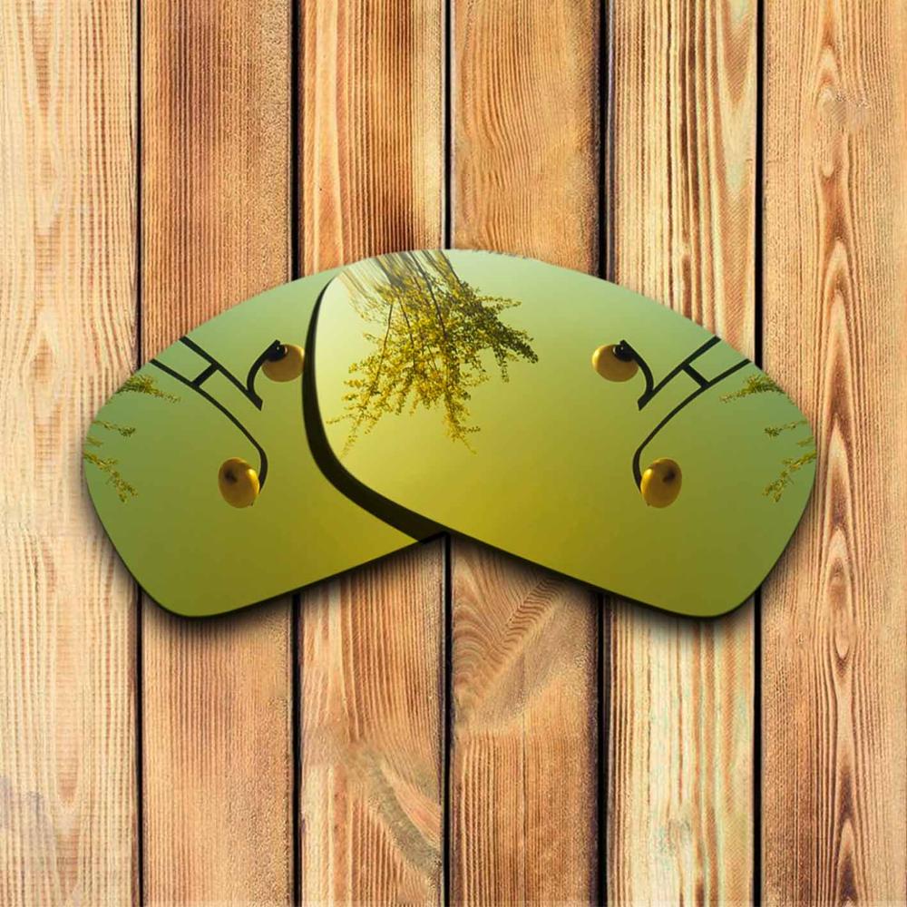 100% Precisely Cut Polarized Replacement Lenses for Hijinx Sunglass - Many Colors: Yellow Mirrored