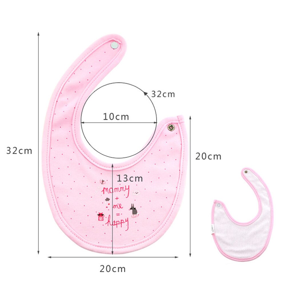 ZAFILLE 3Stck Reine Baumwolle Baby Lätzchen Karikatur Druck Baby Mädchen Zubehör Neugeborenen Jungen Fütterung Schürze Weiche Baby Zeug Rülpsen tücher