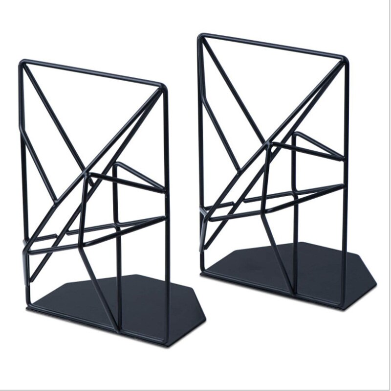 TILISMA Sujetalibros, madera de nogal con base de metal, 2 soportes hechos a man