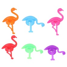 6/12PCS Drink Markers Silicone Wine Glass Marker Flamingo Drink Charms Label Mark Glass Identification For Parties