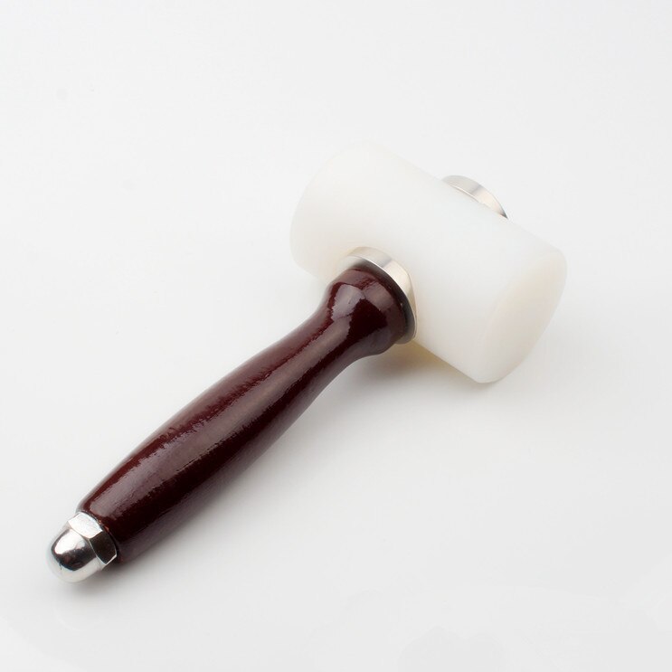 Hand Hammer für Leder Gravur, Holz Nylon Hämmer Verwendet, um Rindsleder Carving Lederhandwerk Punch Druck Percussion DIY werkzeug