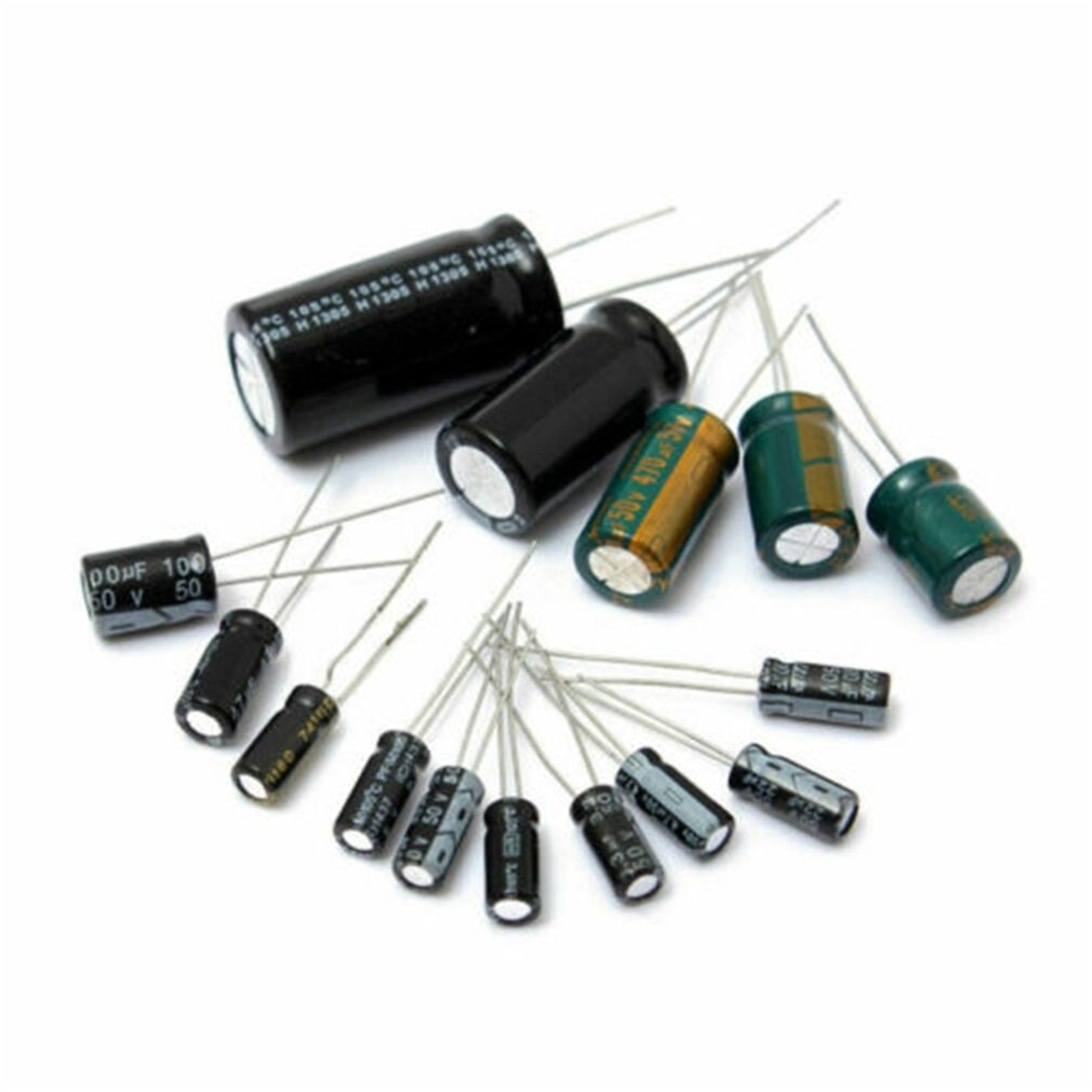 120 Stks/set Zwart Aluminium Elektrolytische Condensator Assortiment Kit Voor Elektrische Circuit Bereik 0.22μF-470μF 12 Waarden Elke 10 Pcs