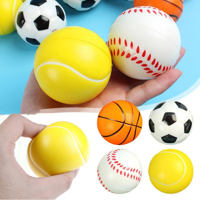 12 stücke Kinder Schwamm Pu Ball Spielzeug Sport Anti Stress Ball Lernspiel zeug für Kinder Outdoor-Sport Dekompression Release Ball