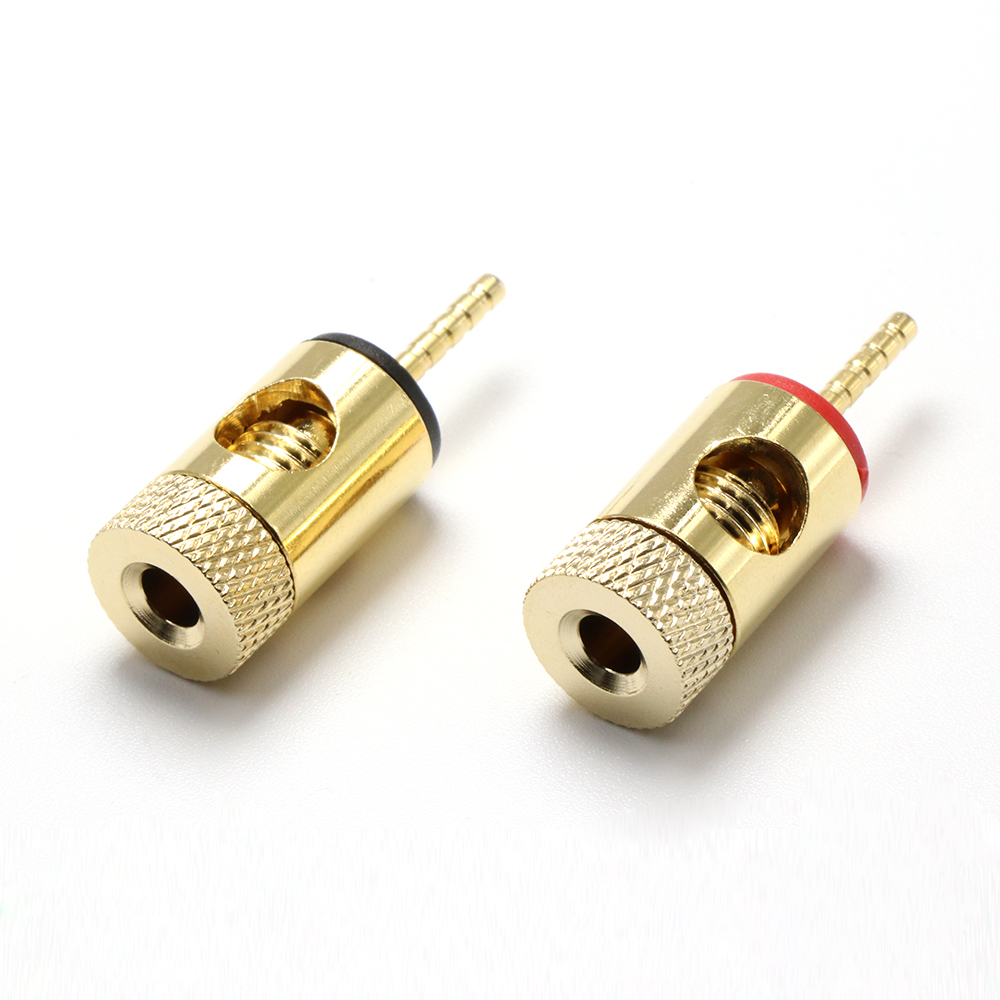 Hifi Audio Banana Plug Connector, Vergulde Banana Speaker Plug Connector