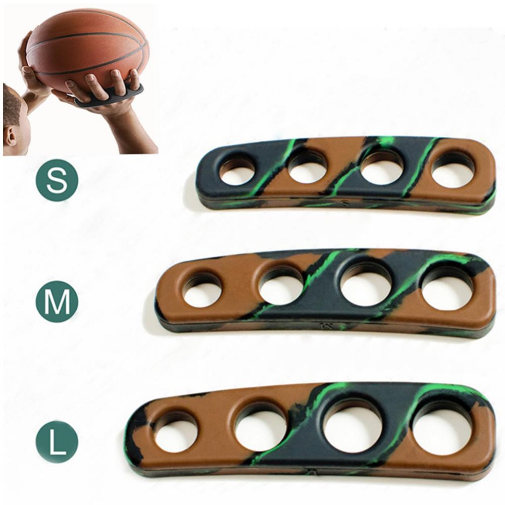 1pc silikon skuddlås basketball ball skytetrener trening tilbehør trepunkts størrelse s / m / l for barn voksne menn tenåringer