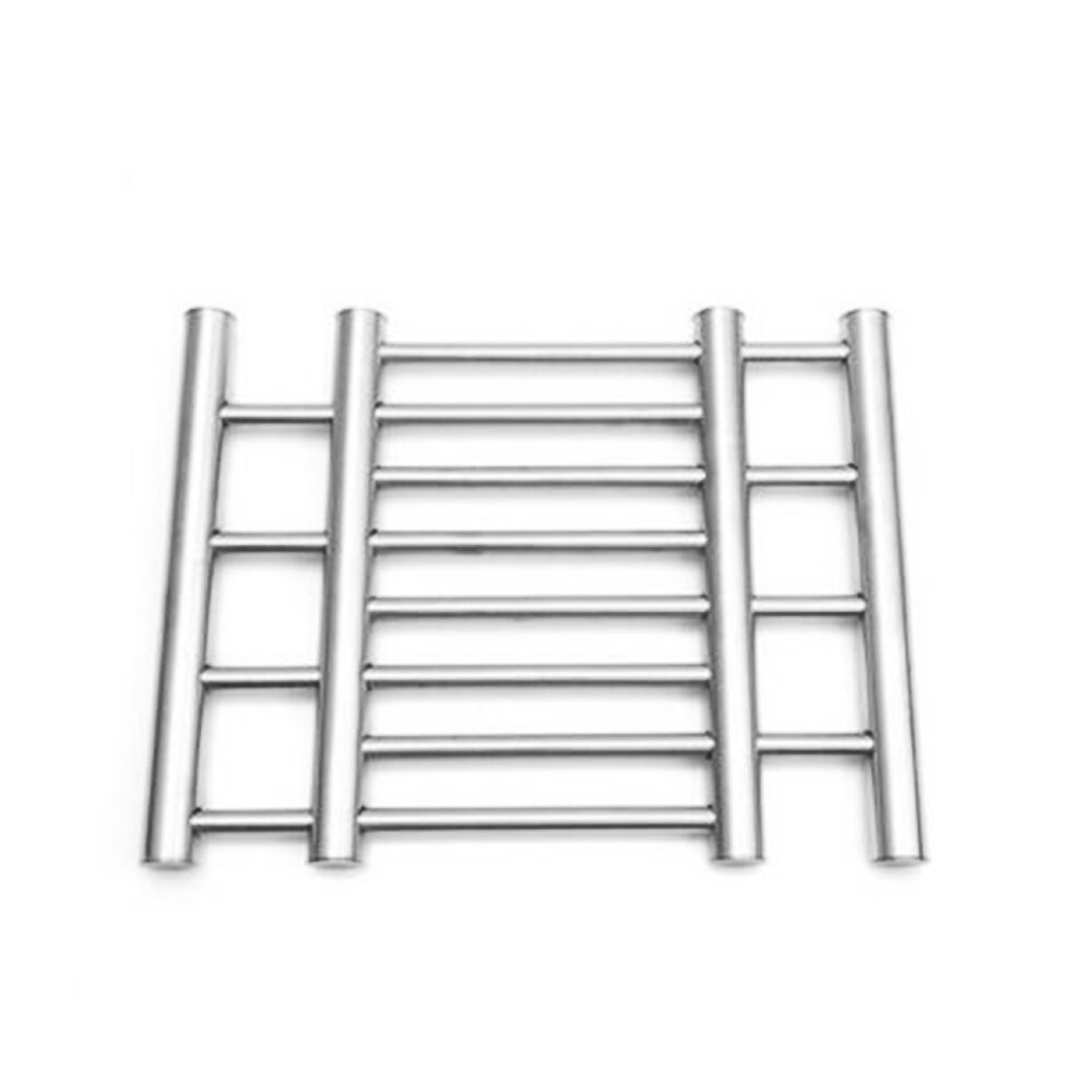 Adjustable Stainless Steel Kitchen Insulation Pads Ladder Trivet Worktop Saver Pot Pan Stand Rack Kitchen Gadget 3