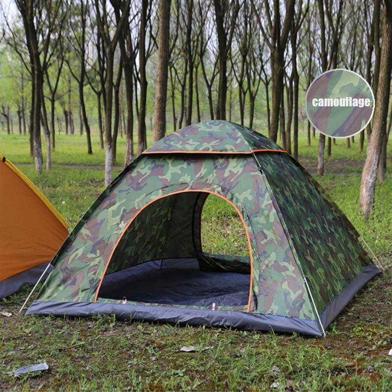 Tenda di Campeggio esterna Automatica Pieghevole Da Viaggio Aperta Veloce Beach Camp Giardino Tenda Da Sole Tenda EDF88