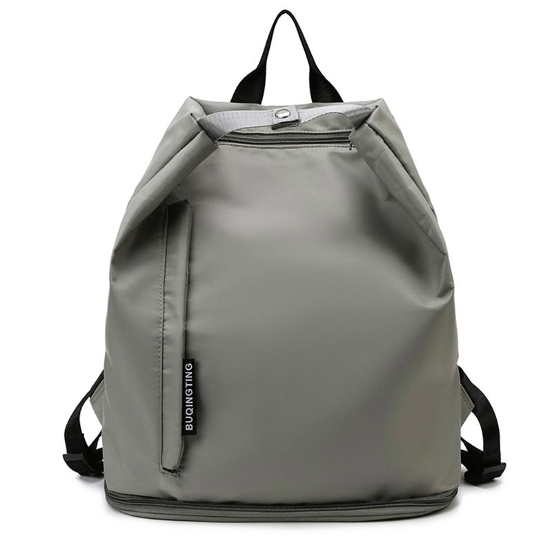 Mochila GRANDE impermeable para hombre y mujer, bolsa deportiva de viaje para gimnasio, piscina, natación, playa, Yoga, atletismo, entrenamiento: Gray