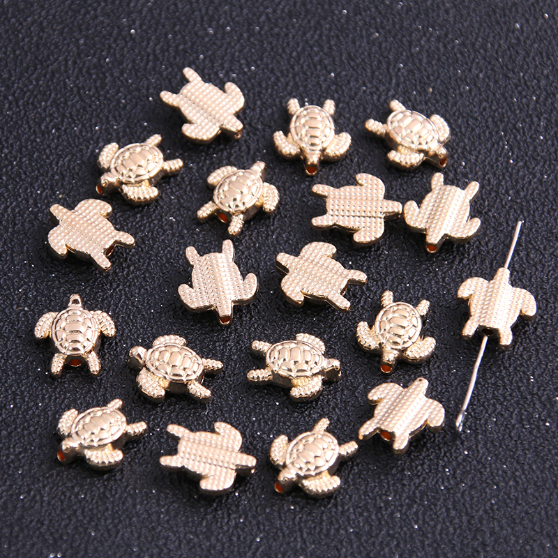 10 Pcs 12*13 Mm Twee Kleur Schildpad Bead Spacer Bead Bedels Voor Diy Kralen Armbanden Sieraden Handgemaakte maken
