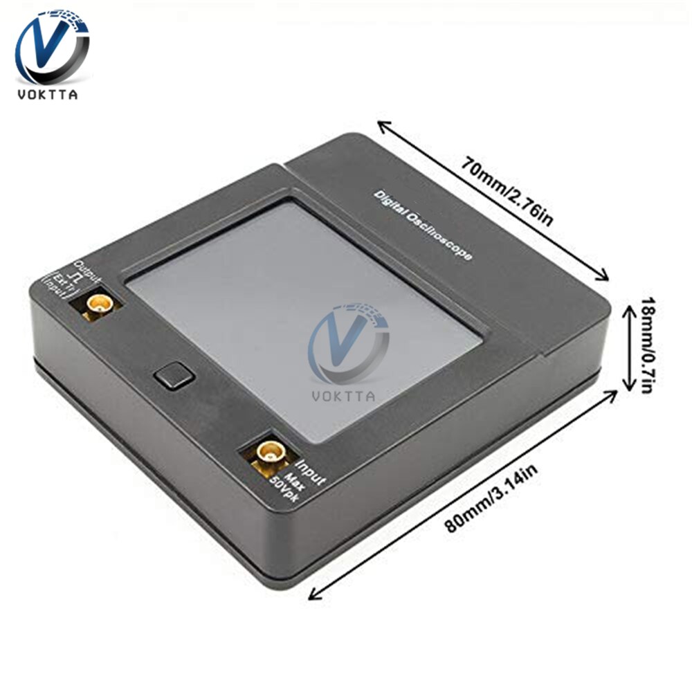 TFT Oscilloscope Numérique Vague Écran Tactile Portatil USB Oscilloscope Interface 2Mhz 5Msps Multimètre