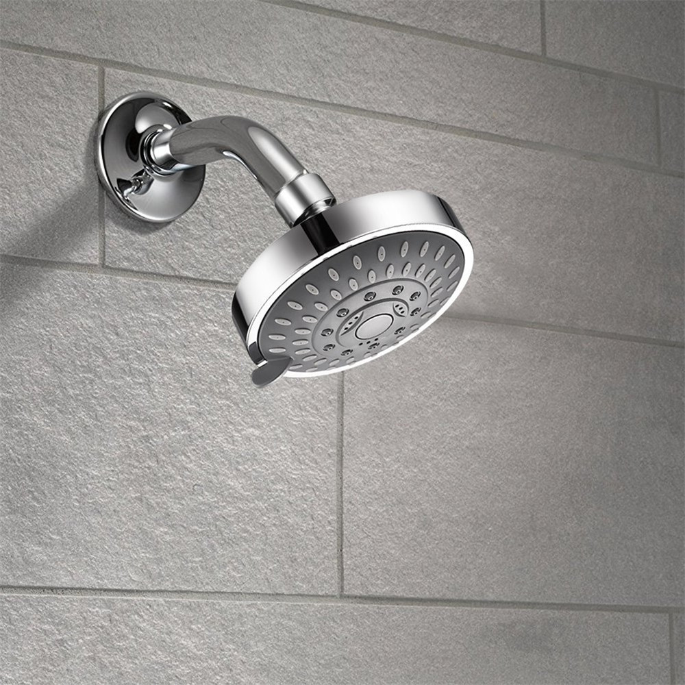 4 Inch 5-Instelling Douche Heqw Hoge Druk Waterbesparende Regenval Qwjustable Douche Heqw Top Spuiten Douche Economiseur Eauqw