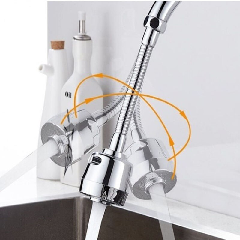 Splash preventer, styling tube, extended extension, second gear sprinkler head