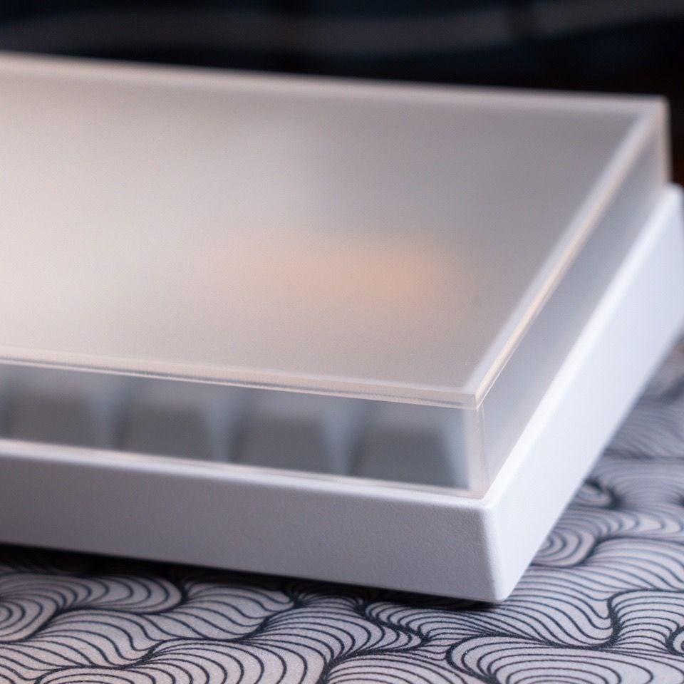 Mechanische Tastatur, mattierter Staubschutz, Acryl-Luftabdeckung für 60/61/64/68/80/84/87/96/104/108 Schlüssel, Staubschutz für mechanische Tastatur