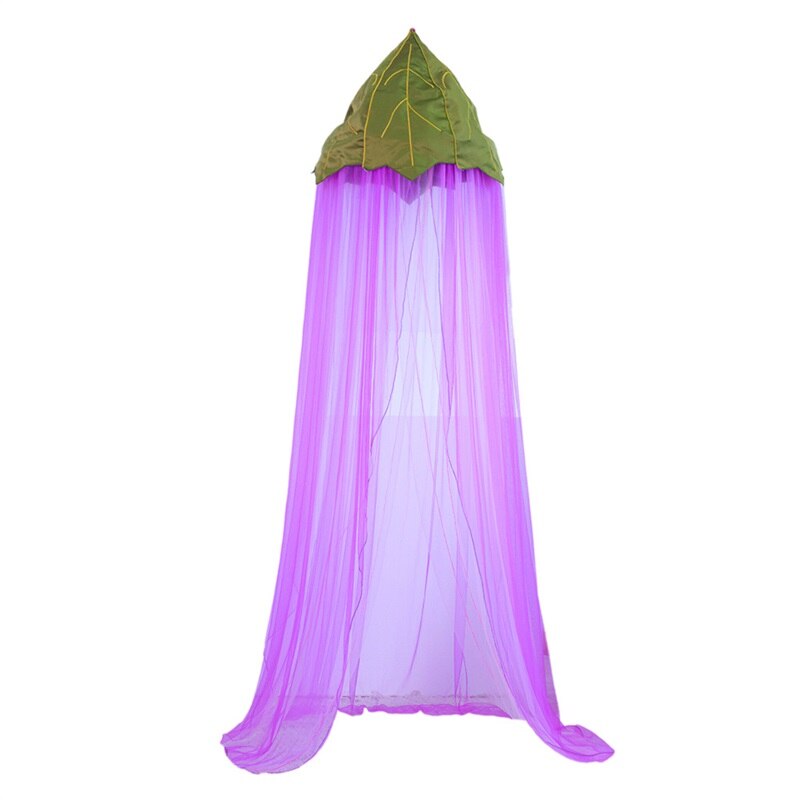 Bebê verão novo estilo berinjela tenda berço rede infantil cama redonda portátil berço dobrável dossel compensação kidsrooms quartos decoração: Default Title