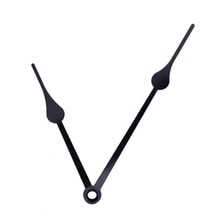 10 stücke Schwarz Wanduhr Zeiger Uhr Uhr Bausatz Zubehör metall nadel Zeiger große wanduhren Quarz