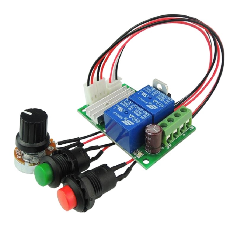 DC 6V ~ 24V PWM DC motor speed controller forward and reverse switch Linear actuator motor controller adjustable Speed Control