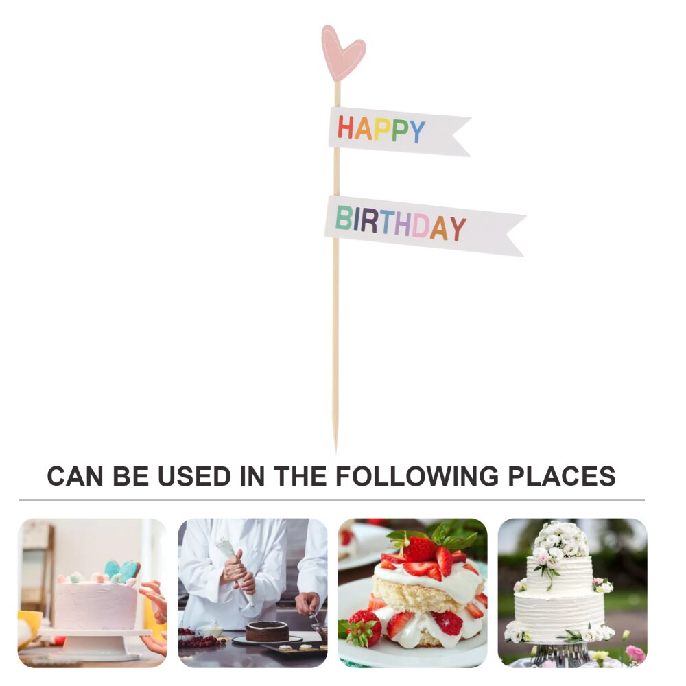 30pcs Cartoon Cake Toppers Baking Cake Inserts Cake Decorations Cake Decors