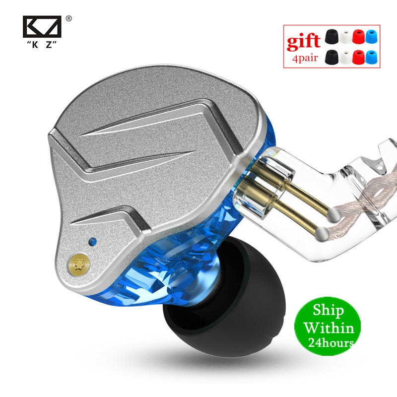 KZ ZSN PRO 1BA+1DD Hybrid technology HIFI Metal In Ear Earphones Bass Earbud Sport Noise Cancelling Headset ZS10 PRO ZST AS10