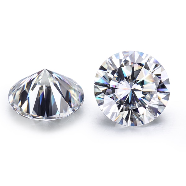 Starsgem Def 1ct Gecertificeerd 6.5 Mm Super Wit 8 Harten En 8 Pijlen Cut Moissanite Loose Bead Voor Sieraden Maken